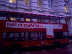 PSP bus ad - Fast Getaway Here